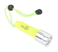 Qudinip Lampe de Poche de Plongée Haute luminosité 900lm, Torche étanche pour Photographie Sous-marine, Camping Pêche, 117g Jaune