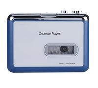Qudinip Lecteur de Cassettes Bluetooth avec Fonction D'inversion Automatique, Design Vintage pour Les Amateurs de Musique, 2 Piles AA ou alimenté par USB, Matériau ABS Léger