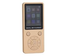 Qudinip Lecteur Mp3 de 64 Go, Lecteur de Musique Portable 5.0 avec écran de 1,8 Pouce, Support Sonore HiFi Mp3 Flac Wav, pour Le Voyage de Course Sportif (Doré)