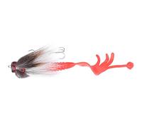 Qudinip Leurre de Pêche de Simulation, Appât Souple de Conception Naturelle pour Les Amateurs de Pêche, Blanc, Vert, Jaune, 101g (Blanche)