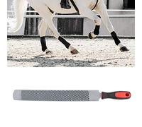 Qudinip Lime à Sabots de Cheval en Acier à Haute Teneur en Carbone, Outil de Maréchal Double Face avec Poignée Ergonomique, pour Un Soin Professionnel des Sabots de Cheval et Une Course