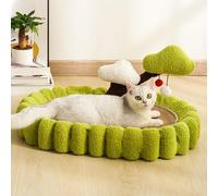 Qudinip Lit à Gratter pour Chat, Flexible, en Forme d'arbre d'argent, Lit de Salon Interactif pour Chats Joueurs, en Sisal Durable
