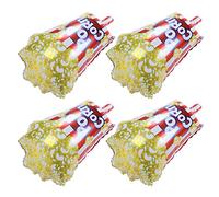 Qudinip Lot de 10 Ballons Popcorn pour Fête, Décorations Réutilisables en Aluminium sur le Thème du Cinéma, Légères et Portables, Idéales pour les Mariages, Anniversaires, Noël et