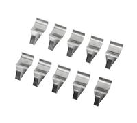 Qudinip Lot de 20 Crochets de Revêtement en Vinyle, Clips de Revêtement Robustes en Acier Inoxydable 304 pour Suspendre une Boîte aux Lettres, Décoration Murale de Plantes en Pot,