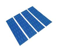 Qudinip Lot de 4 Coussinets de Traction pour Planche de Surf en EVA Antidérapant pour Une stabilité et Une sécurité Améliorées en Surf et en Kayak (Bleue)
