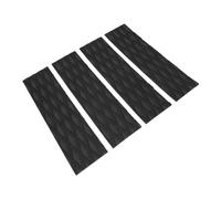 Qudinip Lot de 4 Coussinets de Traction pour Planche de Surf en EVA Antidérapant pour Une stabilité et Une sécurité Améliorées en Surf et en Kayak (Noire)