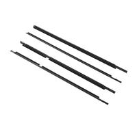Qudinip Lot de 4 Joints d'étanchéité de Fenêtre de Voiture de Remplacement pour Quatrième Génération N210, Joints en Caoutchouc Durables pour un Ajustement Parfait, Empêche le Vent et L'eau, Noir