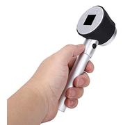 Qudinip Loupe LED Portable 10X avec échelle pour la Maison et Le Bureau, Loupe Portative en Alliage D'aluminium, Verre Optique 1 Pouce avec éclairage Lumineux