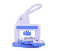 Qudinip Machine à Fabriquer des Boutons 3 en 1, Outil de Bricolage pour le Développement des Compétences des Enfants avec du Plastique Sûr, Idéal pour les Cours D'art et les Projets Domestiques