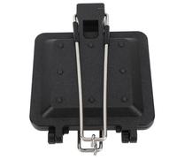 Qudinip Machine à Pliable de Camping, Grille-pain Antiadhésif Double Face avec Alliage D'aluminium pour la Cuisson en Plein Air du Steak D'omelette