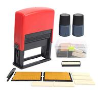 Qudinip Machine de Codage de Date, Manuelle D'estampage à L'Encre avec Encre à Séchage Rapide et Bandes Antidérapantes, pour Diverses Surfaces et Objets