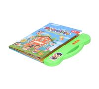Qudinip Machine de Lecture Précoce Espagnol et Anglais, Jouet éducatif pour Enfants de 3 Ans et Plus, Matériau ABS 25,5x24cm (Verte)