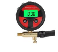 Qudinip Manomètre Numérique pour Pneus, Gonfleur LCD de Haute Précision pour Voitures, Vélos et Camions, Matériau en Cuivre et Plastique Durable, 0-200 PSI