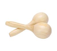 Qudinip Marteau à Sable 2 Pièces, Ensemble de Jouets Musicaux à Percussion en Bois coloré pour L'éducation Précoce, Sûr et Léger pour Les Nourrissons et Les Tout-Petits