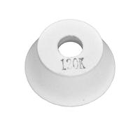 Qudinip Meule à Coupelle évasée Haute dureté pour Outils de Meulage Corindon Blanc 75x32x20mm Idéal pour les Engrenages et les Pièces à Paroi Mince (Corindon blanc 120#)