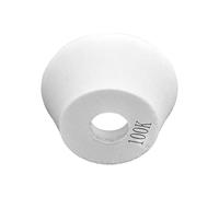 Qudinip Meule à Coupelle évasée Haute dureté pour Outils de Meulage Corindon Blanc 75x32x20mm Idéal pour les Engrenages et les Pièces à Paroi Mince (Corindon blanc 100#)