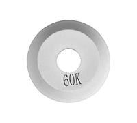 Qudinip Meule à Coupelle évasée Haute dureté pour Outils de Meulage Corindon Blanc 75x32x20mm Idéal pour les Engrenages et les Pièces à Paroi Mince (Corindon blanc 60#)