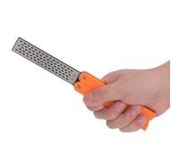 Qudinip Meule Pliable, Pierre à Aiguiser Double Face Grain 400 600 avec Poussière de Diamant, pour Outil de Survie de Couteau de Cuisine, Portable et Compact en Plein Air