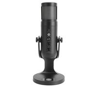 Qudinip Microphone à Condensateur USB Excellente qualité Sonore avec Contrôle du Gain pour Le Streaming de Jeux, Le Podcasting et Les Conférences Skype 1 unité