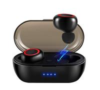 Qudinip Mini écouteur Bluetooth avec Son HiFi et Réduction du Bruit CVC pour Les Sports et Les Activités de Plein Air en Noir (Noire)