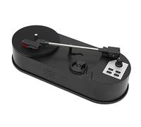 Qudinip Mini Platine Vinyle Portable, Convertisseur vers MP3 avec Sortie USB 2.0 et Stéréo 3,5 Mm, pour Les mélomanes.