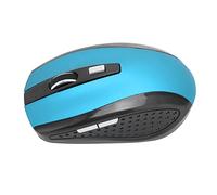 Qudinip Mini Souris sans Fil 2,4 GHz, DPI Réglable, pour Utilisateurs D'ordinateurs Portables et D'ordinateurs, Texture Mate, Accessoires de Confort (Bleue)