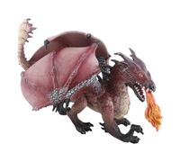 Qudinip Modèle de Dragon Cracheur de Feu, Jouet de Simulation Réaliste pour Décor de Chambre d'enfants, Plastique 21x16x14cm