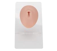 Qudinip Modèle de Ventre en Silicone, Affichage D'acupuncture de Pratique de Perçage 3D avec Nombril Souple, pour Enseigner aux étudiants en Médecine et à la Division de Ponction (Couleur de peau