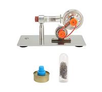 Qudinip Modèle Miniature de Moteur Stirling Convertisseur D'énergie Thermique Mécanique Haute Performance pour Les Démonstrations en e Sciences Alliage de Zinc et Acier Inoxydable 1 unité