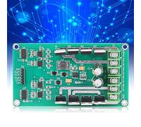 Qudinip Module D'entraînement de Moteur à Courant Continu Industriel 15A Double Canal avec Fonction de Freinage pour la Robotique et les Projets de Bricolage, Circuit imprimé