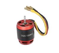 Qudinip Moteur sans Balais RC 3542 à Conversion élevée, Puissance Efficace pour Voiture sur Chenilles 1/10, Alliage D'aluminium 1350W (1850KV)