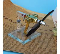 Qudinip Moteur Stirling, Jouet de Physique de L'air Chaud avec Hélice d'avion pour L'expérience Scientifique, Enseignement, Projets pour Enfants, Cadeaux