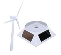 Qudinip Moulin à Vent à énergie Solaire, Jouet Amusant, éducatif, Décoratif, Utilisation Intérieure pour Enfants, 26.7x11x12.5CM