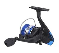 Qudinip Moulinet Interchangeable Gauche/Droite avec 2 Roulements pour Une Expérience de Pêche Efficace en Couleur Bleue