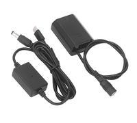Qudinip NP FZ100 Adaptateur d'alimentation Efficace pour Batterie Factice pour Longues Séances de Prise de Vue A9 A9 II A6600 ABS 1 unité