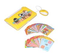 Qudinip Ordinateur Portable éducatif pour Enfants avec Effets Sonores et Simulation pour L'apprentissage Préscolaire, Garçons et Filles, Matériel ABS, 1 unité