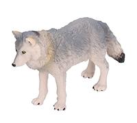 Qudinip Ornement Modèle de Loup pour Décoration de Bureau, Jouet de Simulation de Loup Réaliste pour Un Jeu Créatif, Parfait pour Les Enfants de Plus de 3 Ans, fabriqué en Plastique de Haute qualité