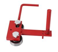 Qudinip Outil de Réparation de Barre de Guide de Tronçonneuse, Outil de Resserrement du Rail en Aluminium en Fonte avec Cadre Fixe pour Broyage et Entretien de la Chaîne