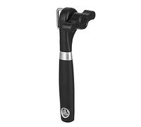 Qudinip Ouvre-boîte Manuel en Acier Inoxydable avec Poignée Ergonomique à Bord Lisse pour une Utilisation Sûre en Cuisine et une Ouverture Facile Noir 1 unité ([Poignée droite] Emballage en boîte de