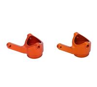 Qudinip Paire de Coupelles de Direction RC, Porte-moyeu D'articulation en Alliage D'aluminium CNC pour ZD Racing 1/7 Orange, Haute Résistance et Durable