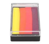 Qudinip Palette de Gâteaux Fendus en 4 Couleurs, Facile à Utiliser, Peinture pour le Visage et le Corps Activée par L'eau pour les Fêtes D'Halloween et de Noël, 30g (25)