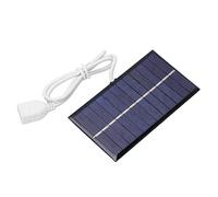 Qudinip Panneau Solaire 1 W, Chargeur Solaire Portable, Panneau de Chargeur DIY Haute efficacité pour Téléphone Portable et éclairage Domestique, Léger 110 X 60 Mm, Polysilicium