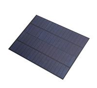 Qudinip Panneau Solaire DIY 5 W pour Charger des Batteries 12 V, Conception Intelligente en Silicium Polycristallin, étanche et Léger, Taille 165 X 220 Mm