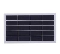Qudinip Panneau Solaire en Polysilicium 2W 5V, Léger et Durable pour les Projets de Bricolage 173x99x2MM (2W 5V+pince)