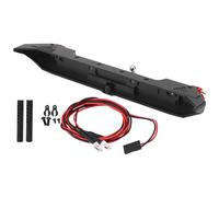 Qudinip Pare-Chocs Arrière en Métal avec Anneaux en D, adapté au Modèle de Voiture SCX10 III AXI03007 1/10 RC