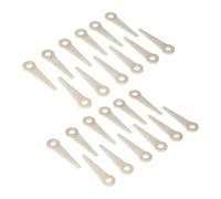 Qudinip Pares de Coupe en Plastique 24pcs, Lames de Remplacement de la Tondeuse à Gazon pour 6 3 20 3 10 3 41 3, avec un Matériau PA66 Résistant