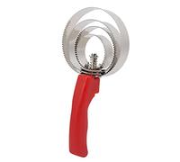 Qudinip Peigne à Curry en Acier Inoxydable pour Chevaux, Design Ergonomique pour Plus de Confort et de facilité D'utilisation, Outil de Toilettage Parfait pour les Soins des Chevaux, Acier