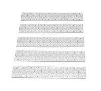 Qudinip Perle de Lampe SMD avec Filtre de Lentille Optique, pour Réparation de Rétro-éclairage TV LED, Panneau en Fibre de Verre Petit et Léger, 50 Pièces