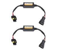 Qudinip Phare LED Canbus Decoder 2pcs - Harnais Libre D'erreur pour 9005/9006/9012, le Kit de Résistance Anti-vacillement élimine les Défauts D'avertissement, la Fiche et le Jeu 35W
