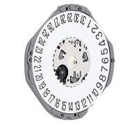 Qudinip Pièces de Rechange de Mouvement de Montre VJ42, Pièces de Calendrier Faciles à Installer pour Les Réparateurs de Montres, Plastique de Haute qualité 1 unité